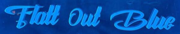 Flatt Out Blue